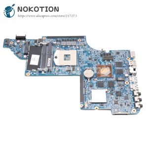 Płyta główna Nokotion 665343001 650799001 641489001 dla HP Pavilion Dv6 Dv666000 Laptopa płyta główna HM65 DDR3 HD6770M 2GB GPU bezpłatny procesor