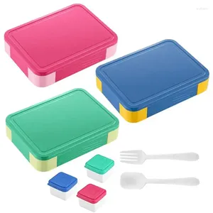 Dinnerware Kids Salad Lunch Container Adult Jar Square Dressing Microwave Safe Bento Box Big Pot