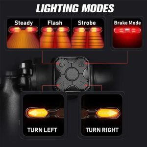 Cob rower światło tylne ładowni USB droga MTB Scooter rower rowerowe LED ogon Light Luz Delantera Bicicleta Smart Turn Signal