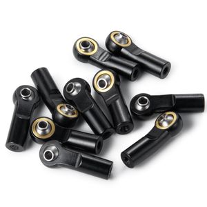 Mibidao 10/20pcs M3 Metal Ball Testa CW Fine Connettore dell'asta di collegamento a sfere per auto per auto/barca/Aereo/Aereo Parti fai -da -te