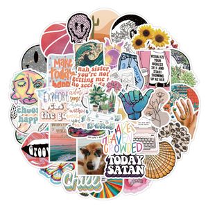 10/20/50 st trendiga Boho VSCO -klistermärken Pad Tablet Notebook Scrapbooking Case Skateboard Bagage Cute Decal Girl Teen Sticker