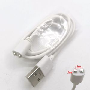 2pin de carregamento magnético Espaçamento central de cabo 5mm 6/7/8/9/10mm ímã Suctio carregador de energia USB para instrumento de beleza dispositivo inteligente