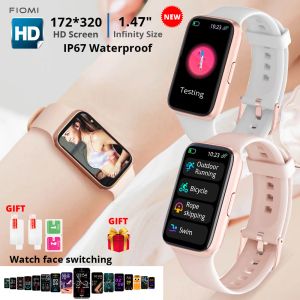 Wristbands FIOMI L112 Smart Watch Women New Smart Bracelet vertical Men Watches Blood Pressure Heart Rate IP68 Waterproof For Android ios