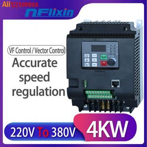 2,2 kW/4KW/5.5kW/7.5kW/11kW 220V Wejście jednokazowe 380 V 3 fazowe wyjściowe częstotliwość prądu napędowego AC Drives/Contisence Converter NF NF