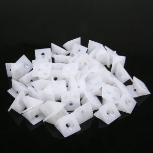 100PCS Furniture Repair Wedges Corner Bracket For Chest Drawer Bottom Sagging Repair Fix Mend Mending Hardware Parts