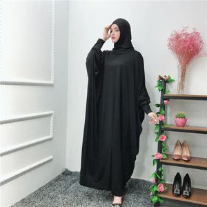 Etniska kläder muslimska kvinnor hijab klänning bönplagg abaya long khimar ramadan arab klänning abayas set islamisk klädrock