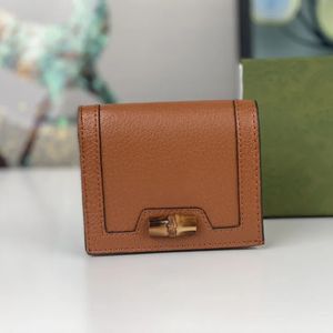 Luksurys projektant portfeli mężczyźni kobiety bambusowe torebki monety słynne stylist g card holder wysokiej jakości mody list Mark Clutch Vintage torby Ophidia bez oryginalnego pudełka