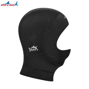 Neoprene Scuba Diving Hood 3MM/5MM Wetsuit Diving Cap, Dive Hood Warm Durable Stretchable for Surfing Snorkeling Kayaking