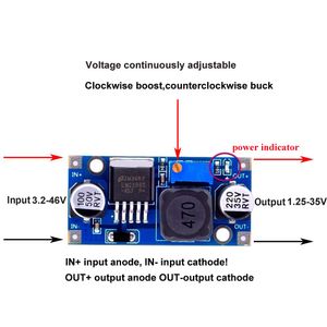 3A Voltage regulator XL6009 LM2596S DC-DC 3-40V adjustable step-down power Supply module XL6009