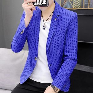 Men's Suits Summer Thin Suit Men Speed Dry Ice Silk Fashion Handsome With Breathable Business Casual Clothes Jacket