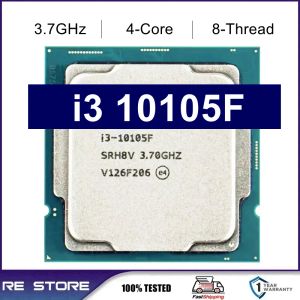 Moderbrädor Ny Core i3 10105F 3.7 GHz 4Core 8Thread CPU Processor L3 = 6M 65W LGA 1200 Inget fläkt