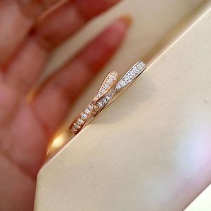 Anel de designer Chaumets de moissanite anel de luxo jóias shangjia boutique anel duplo pontudo