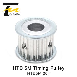 Timing Pulley Synchronous Wheel HTD 5M Gear Pulley Bore 6-12mm Width 11/16mm for DIY CO2 Laser Engraving and Cutting Machine