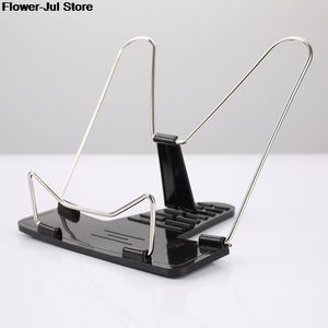 Portable Bookends Foldbar Justerbar Bookend Stand Reading Book Stand Document Holder Base Reading Book Holder