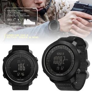 Watches The New NORTH EDGE APACHE Outdoor Sports Smart Watch Mountaineering Swimming Multifunction Shock Resistant Luminous Watch