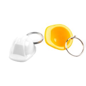 Helmet hard hat torychain Holiday Creative Safety Keying Jewelry Gift Helmet in plastica Torchia di casco 3D