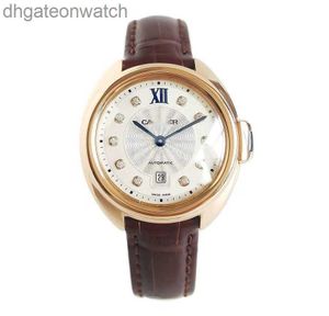 Luxury Fine 1to1 Watch Carter Womens Watch Key Series 18K Rose Gold Calendar Automatic Mechanical Watch Damskie Classic Chronograph Watch