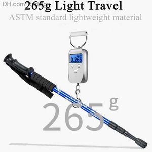 Trekking Poles Trekking Poles Aluminum alloy hiking pole ultra light and adjustable non slip Nordic hiking pole adult hiking poleQ11