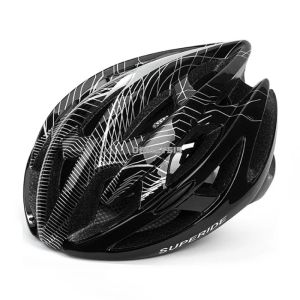 Män kvinnor vägcykelhjälm med solglasögon ultralätt cykel racing sporthjälmar justerbar integrerad formad cykelhjälm