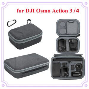 Acessórios para Ação DJI 3/4 Bag de armazenamento Case portátil Bag de armazenamento padrão integrado para DJI OSMO Ação 4/3 Conjunto de câmeras esportivas Acessório