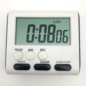 Multifunctional Kitchen Timer Alarm Clock Home Cooking Count Down Up Digital LCD Kitchen Egg Cooking Time Clock 24 Hours Timer