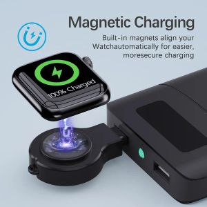 Laddare Titta på trådlös laddare för Galaxy Watch 6 Charger Type C Fast Charging Dock Station för Samsung Phone Google Watch 5 Pro/4/3/Act