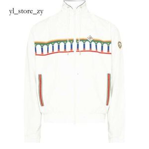 Casablanc Jacket Designer Casa Blanca Casual Casual Slave Track Jacket Casa Blanca Man Wave Shell Sport Luxurability Outwears Casablanc 4481