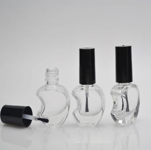 5ml10ml Empty Glass Nail Polish Bottle with Brush Apple Shape Glass Nail Art Paint Lacquer Bottle Mini Small Nail Frankening Supp1784556