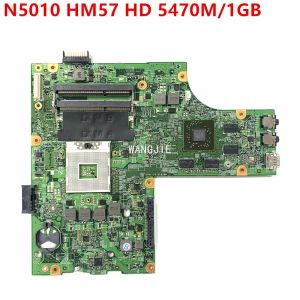 Moderkort för Dell Insprion N5010 Laptop Motherboard 48.4HH01.011 CN052F31 052F31 52F31 HM57 HD 5470M/1GB