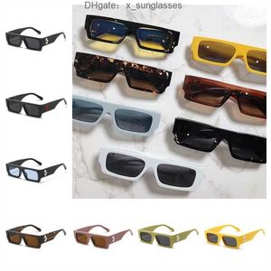 Luxusdesignerin Sonnenbrille für Männer Frauen aus Style Mode Brillen klassische dicke Teller schwarz weiß quadratische Rahmen Brille Lunettes de Soleil Homme Sgek