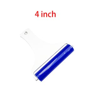 1 pcs rimozione della polvere rullo silicone appiccicoso rullo antiamocus rullo manuale manuale implesso in lega di alluminio manuale in lega di alluminio