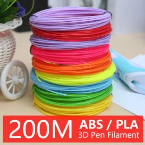 ABS/PLA 3D Filamento de caneta 1,75 mm Aplicar à caneta de impressão 3D, plástico de segurança, presente de aniversário presente para crianças envie dentro de 24 horas