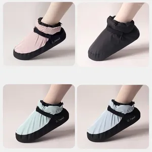 Dance Shoes Down Ballet Boots Warm-ups For Women Ankle High Pointe Soft Exercise Winter Fitness Warm Girls