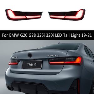 Biltillbehör bakljus för BMW G20 G28 325i 320i LED-bakljus 19-21 Broms omvänd parkeringsljus bakre lampan