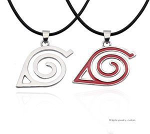 Colar de anime quente kakashi símbolo de vila de cosplay colares pingentes kakashi konoha ninja jóias bijoux collier8965608