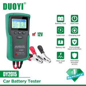 Duoyi DY2015A 12V24V Bilbatteritester Digital Auto Load AC Battery Tool Automotive Starttyp Lead-Acid Batteries Analysator