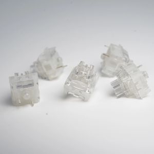 Teclados TTC Switch congelado v2 teclado mecânico interruptor linear silencioso 39g 3 pinos RGB transparente