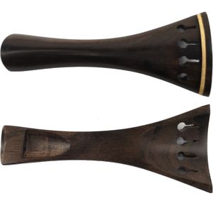 1 uppsättning av 4/4 fiol ebenholts beslag svart färg violin delar Tillbehör pinnar med boxwood boll bakstycke chinrest endpin skva01