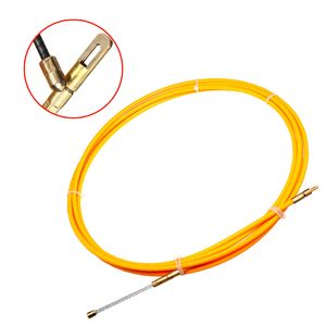 5M/10M/15M/20M/25M/30M 6mm Fiberglass Electric Cable Push Pullers Cable Reel Duct Snake Rodder Fish Tape Wire Threading Aid Tool
