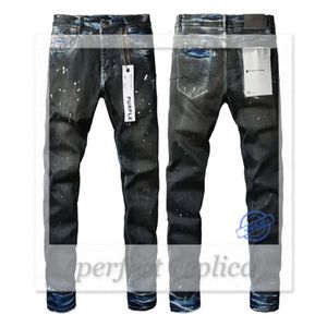 Kusbi dżinsy fioletowe marka dżinsów trend mody Kusbi Jeans Designer Ksubi Jeans Męskie obcisłe dżinsy luksusowe dżinsowe pres w trudnej sytuacji Black Jean Slim Fit 468