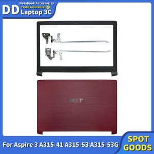 Acer Aspire 5 A51551 A51551G A31551 A31553 A61551 N17C4ラップトップLCDバックカバー/フロントベゼル/ヒンジラップトップシェルレッドレッド