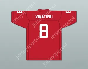 CUSTOM ANY Name Number Mens Youth Adam Vinatieri 8 Rapid City Central High School Cobblers Red Football Jersey Top Stitched S-6XL