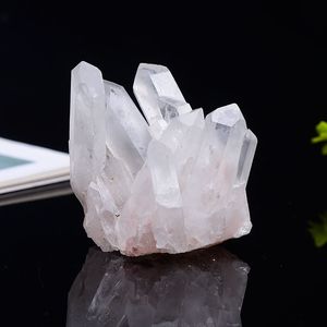 50-350G Natural White Crystal Cluster Quartz Crystal Health Healing Reiki Stone Raw Point Decoração de casa Cristais crus