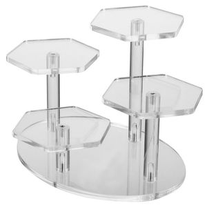 Display Cupcake Acrylic Riser Risers Stands Clear Stand For Dessert Rack Cup Cake