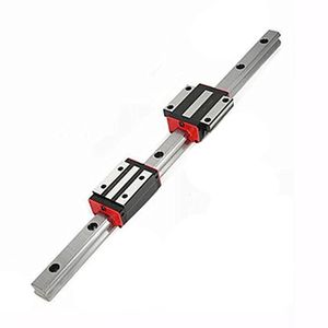 2pc Linear Rail Guide HGR20 HGH20 Any Length+4pc HGH20CA Linear Narrow/Flange Carriges Sliding Block HGW20CC Cnc Parts