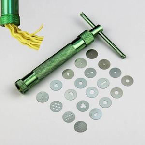 20 skivor DIY Craft Pottery Clay Extruder Fondant Cake Pastry Gun Modeling Tool Ugar Paste Extruder Craft Gun Utility Tool