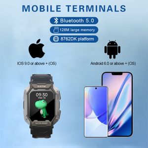 SKMEI 380MAH Swamp Smart Wwatch 1,71 дюйм IP68 водонепроницаемый сердечный рисунок Sports Smart Watch Men для Android iOS