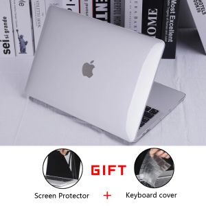 ケースMacBook Proのラップトップケース13ケース2020 M1 A2338 Touch ID Coque for MacBook Air 13 A2337 Funda Pro 16 Case 11 12 15アクセサリー