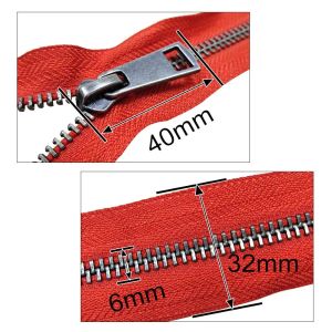 30/40/50/60/70/80cm 5# colorido de alta qualidade de trava de trava automática de alta qualidade com zíper de metal de zíper Diy Handcraft para vestuário de bolso