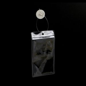 20st Clear Vinyl Pouches Hang Tag Envelope PVC Sign Holder Ticket Sleeves Plastic Pavla Retail Price Card Etikett Pocket Protector